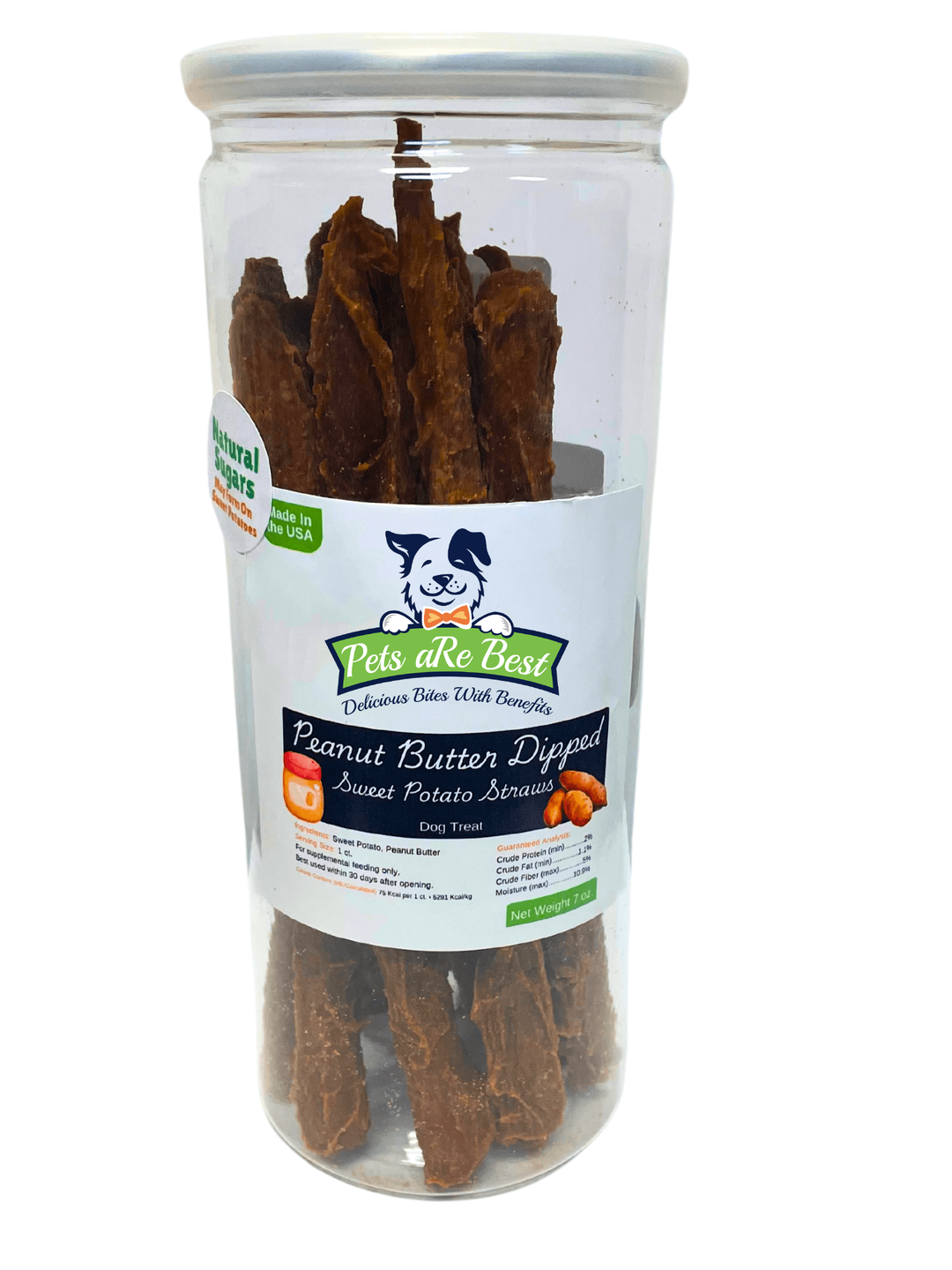 Peanut Butter Dipped Sweet Potato Straws