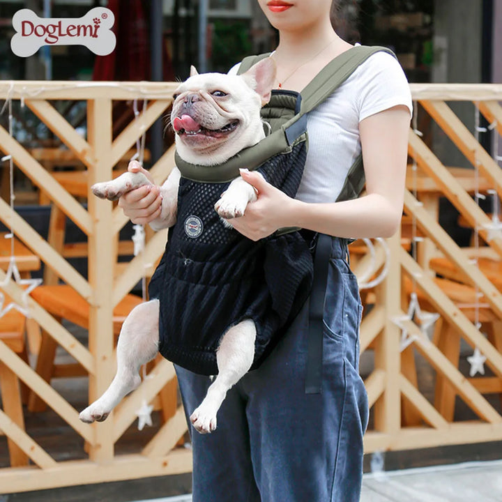 New Pet Dog Travel Carrier Bag Backpacks Cat Puppy Pet Front Shoulder Carry Bag for Pet Dogs and Cats Breathable Carrying Bags