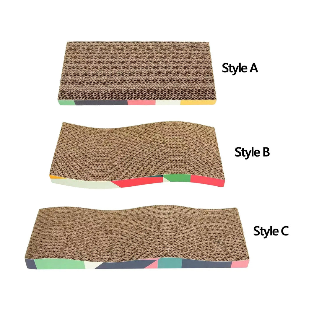 4PetsOnly Durable Corrugated Cardboard Cat Scratcher Lounge