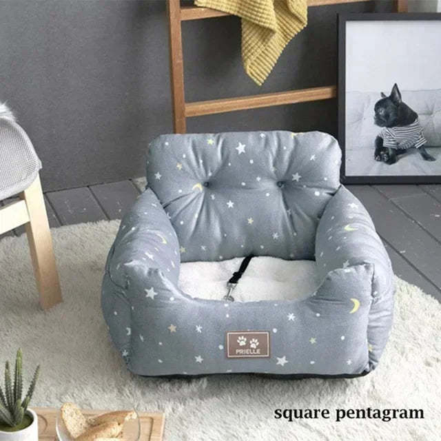 Fashionable Travel Car Carriers Pet Car Seat Cover Pet Carrying Bag Pet Seat Cover Sofa Seat Pad Safe Outdoors Traveling Indoor