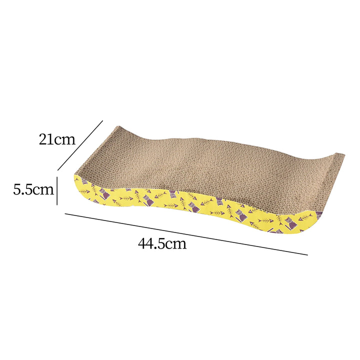 4PetsOnly Durable Corrugated Cardboard Cat Scratcher Lounge