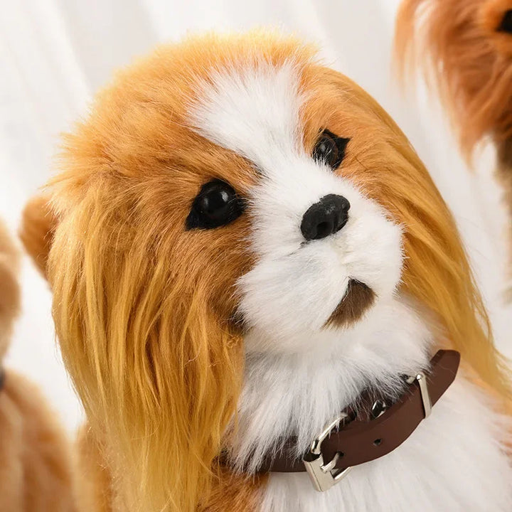 4PetsOnly Simulation Electric Pet Dog - Voice & Touch Control Plush Toy