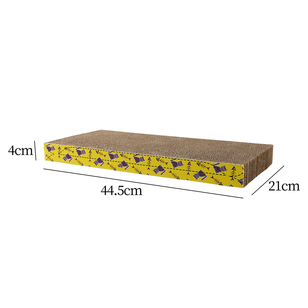 4PetsOnly Durable Corrugated Cardboard Cat Scratcher Lounge
