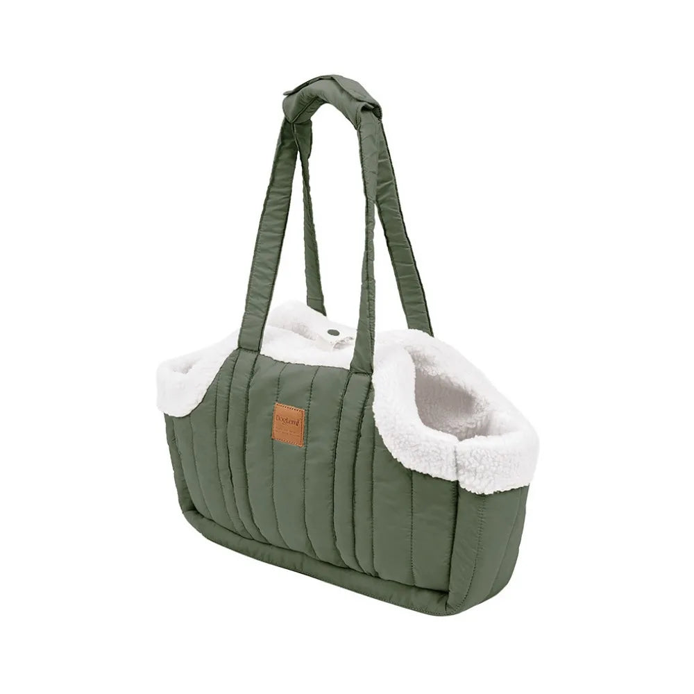 Travel Pet Carrier Portable Pet Tote Bag Thickened Plush Pet Go-out Bag Open Style Warm Pet Carrying Bag Winter