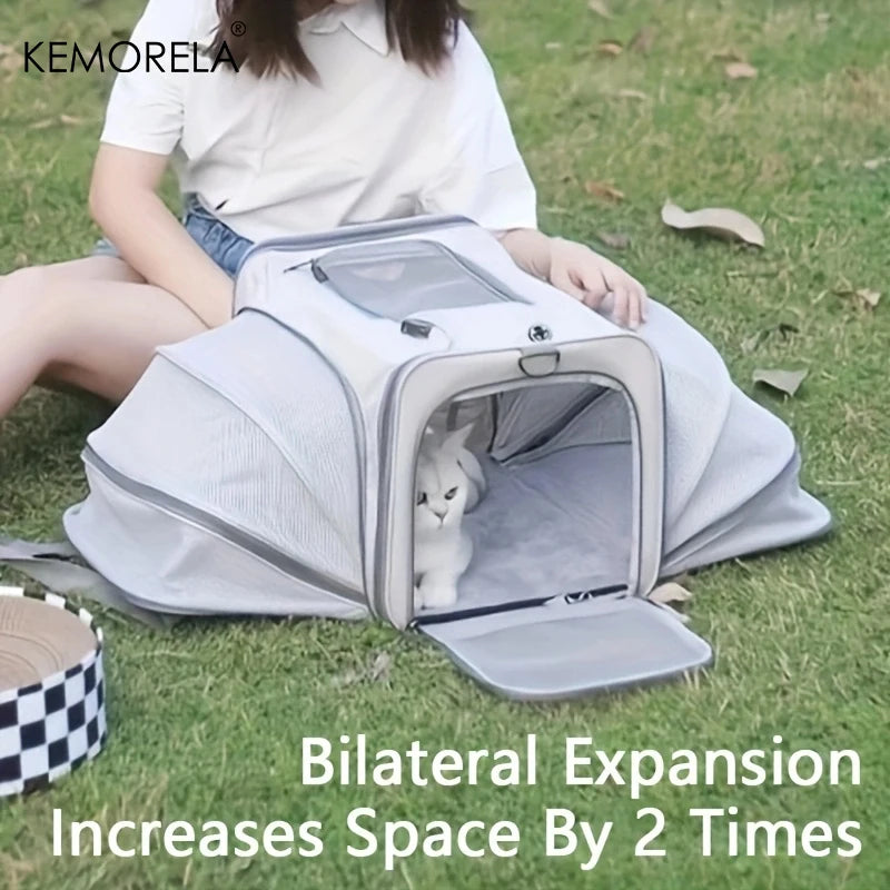 Pet Carriers Backpack Portable Breathable Foldable Shoulder Bag Cat Dog Carrier Bags Outgoing Travel Pets Handbag Transport Bag