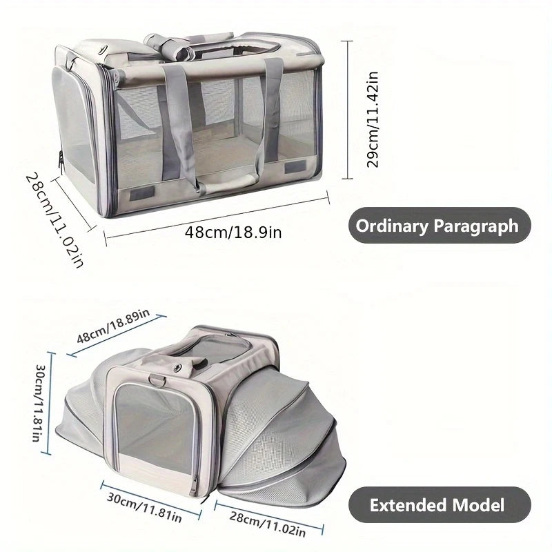 Pet Carriers Backpack Portable Breathable Foldable Shoulder Bag Cat Dog Carrier Bags Outgoing Travel Pets Handbag Transport Bag