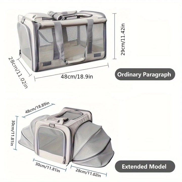 Pet Carriers Backpack Portable Breathable Foldable Shoulder Bag Cat Dog Carrier Bags Outgoing Travel Pets Handbag Transport Bag