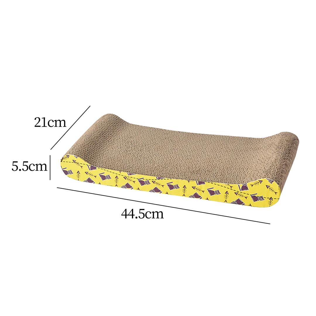4PetsOnly Durable Corrugated Cardboard Cat Scratcher Lounge
