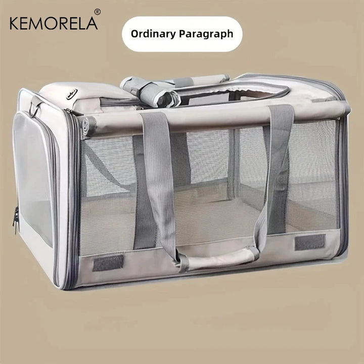 Pet Carriers Backpack Portable Breathable Foldable Shoulder Bag Cat Dog Carrier Bags Outgoing Travel Pets Handbag Transport Bag