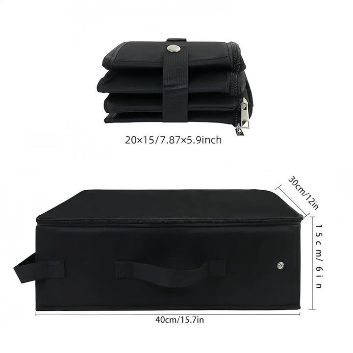 Foldable Litter Box Cat Travel Litter Box Portable Leak Proof Folding Waterproof Carrier Case With Lid Handle Pet Supplies For