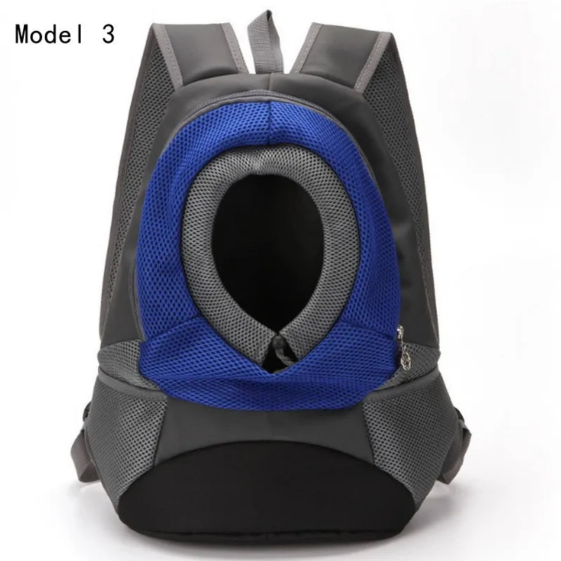 Pet backpack, portable bag for cats and dogs, travel outdoor breathable front backpack, pet supplies