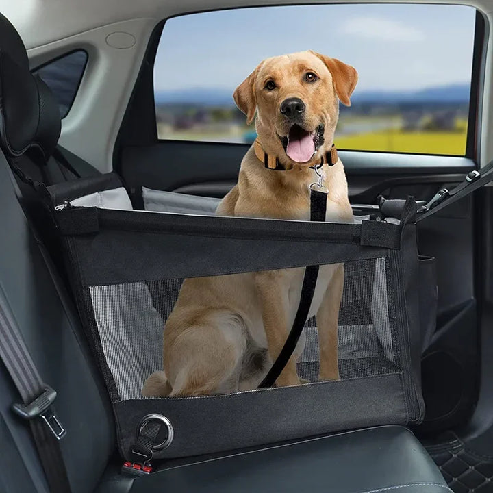 4PetsOnly Car Pet Seat Basket - Waterproof, Breathable for Small & Medium Dogs