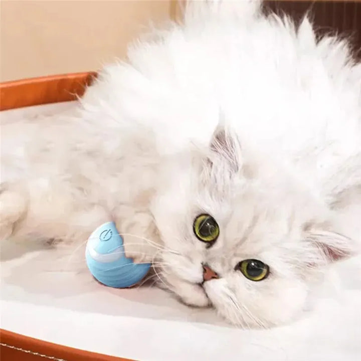 4PetsOnly Interactive Smart Cat Ball Toy - Self-Moving, Rechargeable