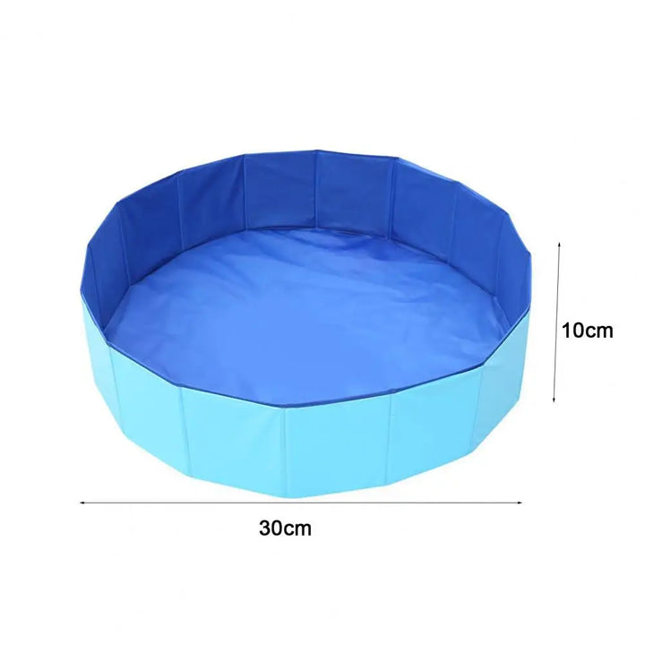4PetsOnly Interactive Collapsible Cat Bath Pool - Portable, Pet-Safe
