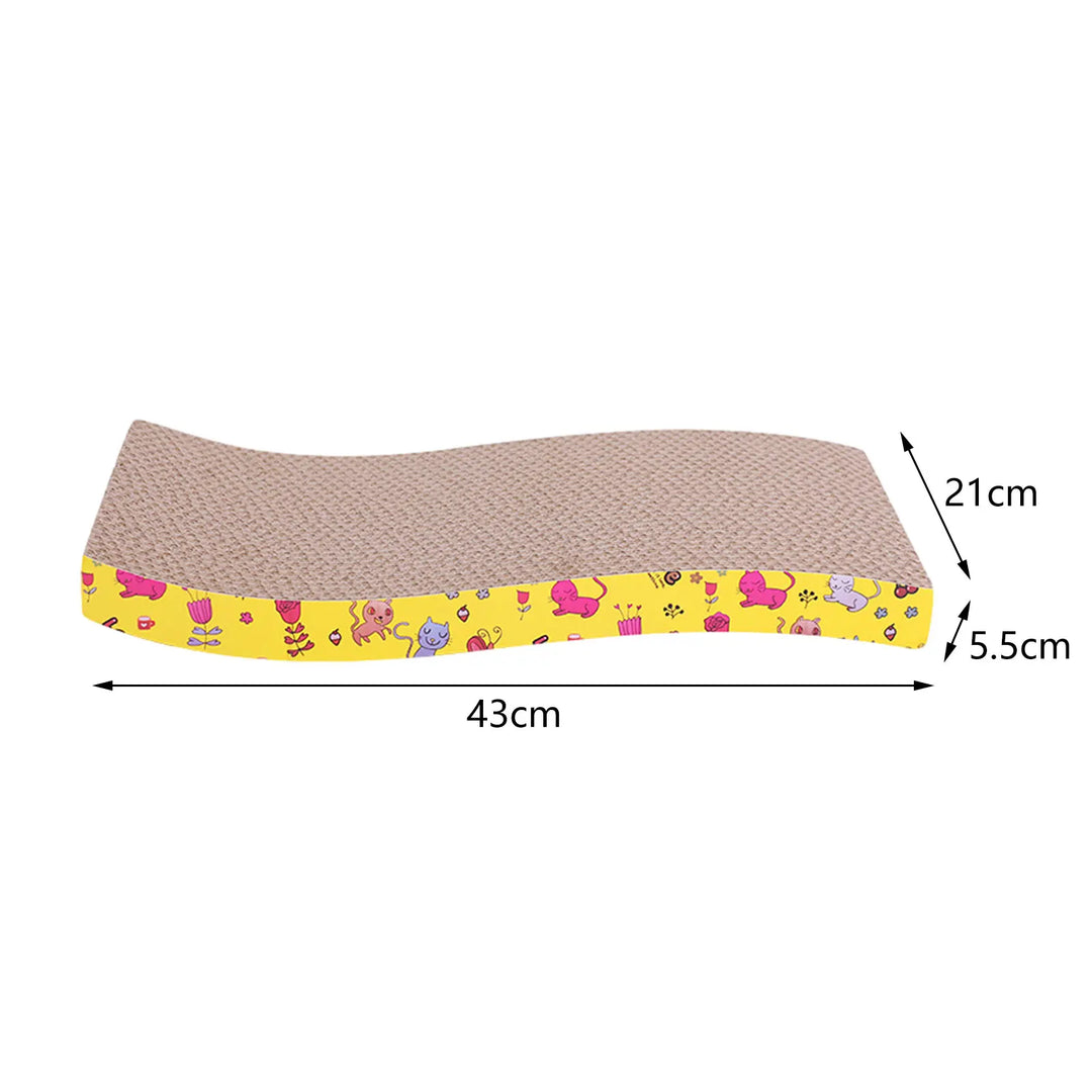 4PetsOnly Durable Corrugated Cardboard Cat Scratcher Lounge