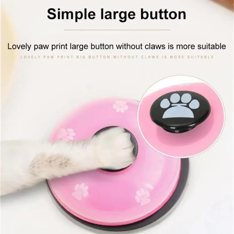 4PetsOnly Pet Training Bell - Footprint Design for Cats & Dogs