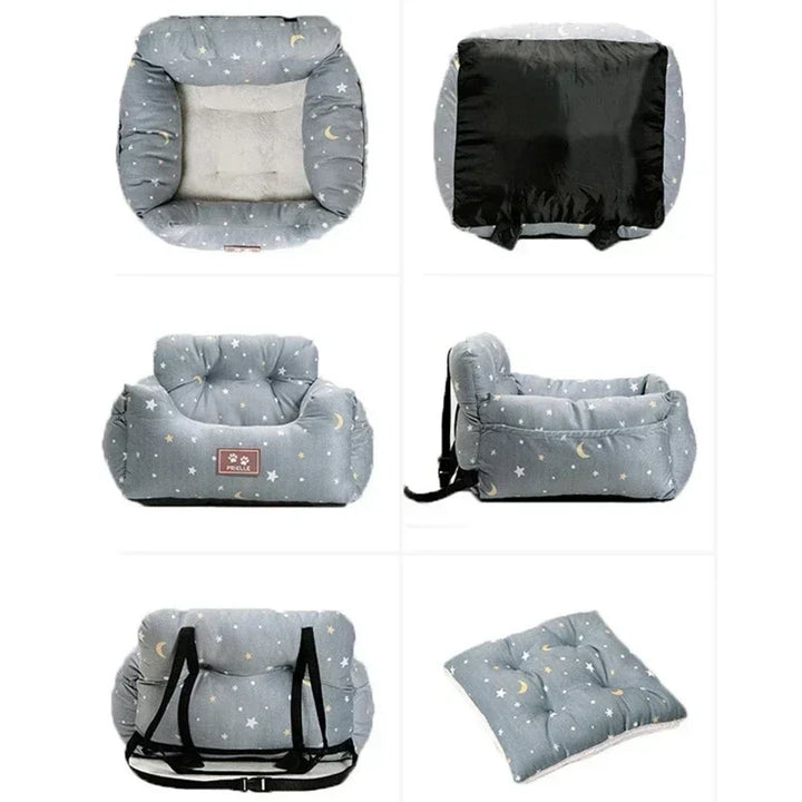 Fashionable Travel Car Carriers Pet Car Seat Cover Pet Carrying Bag Pet Seat Cover Sofa Seat Pad Safe Outdoors Traveling Indoor
