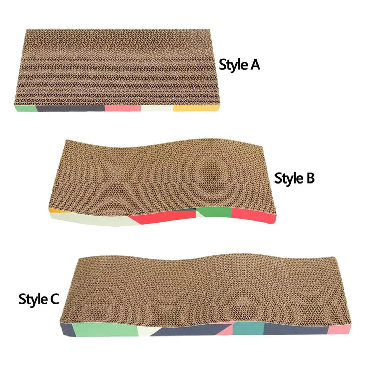 4PetsOnly Durable Corrugated Cardboard Cat Scratcher Lounge