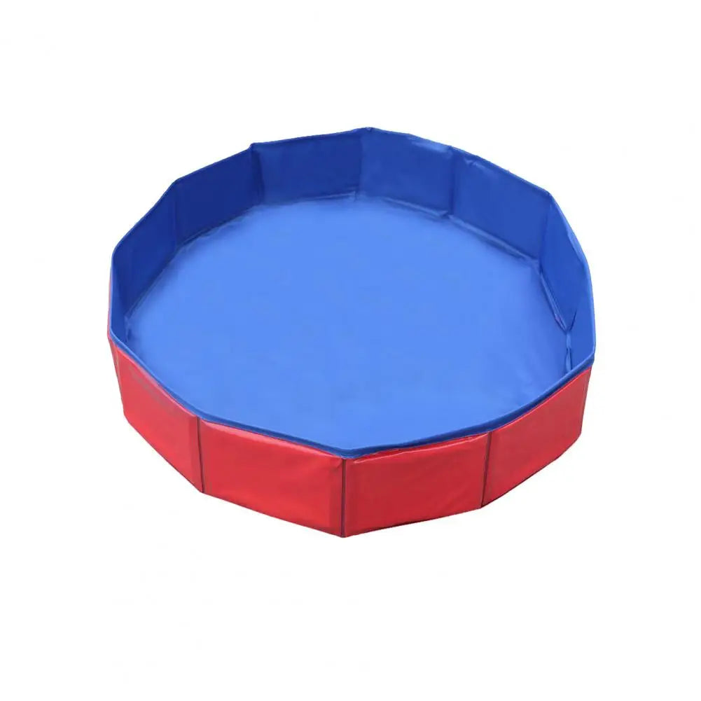 4PetsOnly Interactive Collapsible Cat Bath Pool - Portable, Pet-Safe