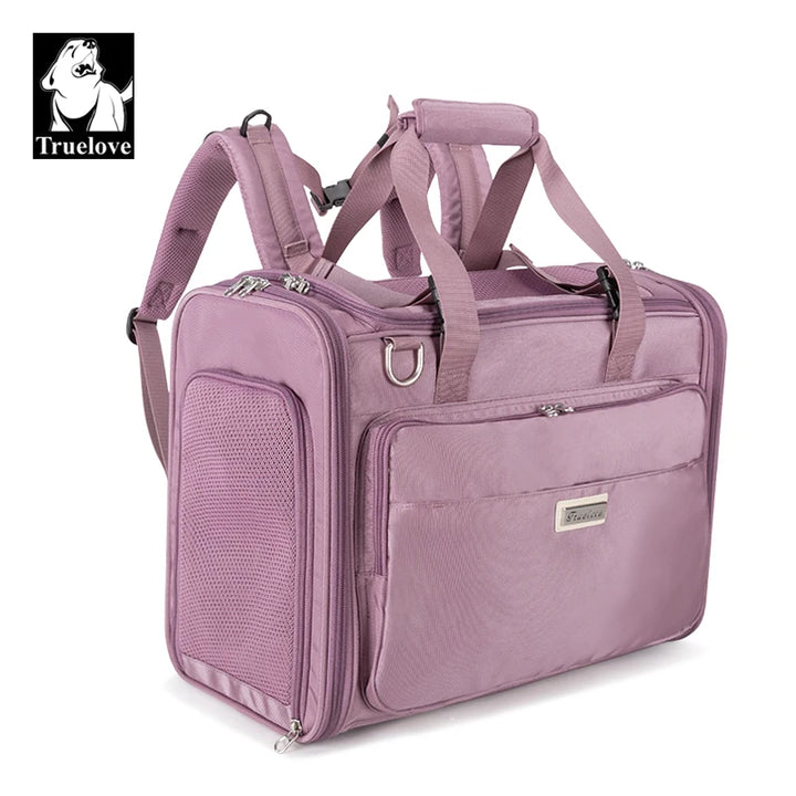 Truelove Pet Backpack Outdoor Hiking Hands Free Breathable Portable Adjustable Puppy Dog Cat Pet Carrier Bag Travel Backpack